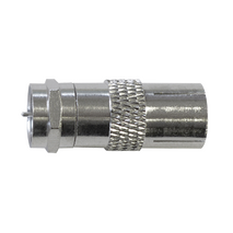 'F' Male to IEC (PAL) Female Adaptor (10 pack)