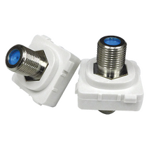 'F' Female to 'F' Female 3GHz Wall Plate Insert (20 Pack)