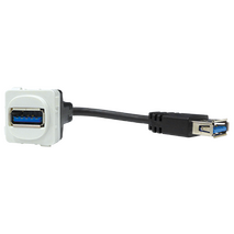 USB 3.0 Insert for 05MM-WP Series Wall Plates (2 Pack)
