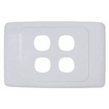 4 Way Outlet Plate including 3 Blank Inserts