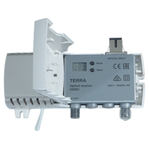 TERRA Fibre Receiver 80dBµV Output with SC/APC Connectors 47-1002MHz