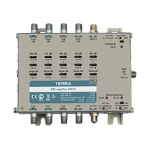 TERRA 5 Wire Amplifier 4 Satellite 1 Terrestrial Remote Powered