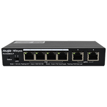6 Port Gigabit Managed Network Switch (4 Port PoE, 2 Uplink)