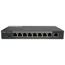 9 Port Gigabit Managed Network Switch (8 Port PoE, 1 Uplink)