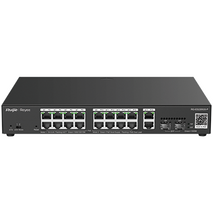 20 Port Gigabit Managed Network Switch (16 PoE+ Ports, 2 RJ45 GbE Ports plus 2 SFP)