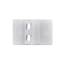 Puma -u00a0Plate Only Horizontal 2 Gang Angled Entries for Data Mechs Vandal Proof  x5 - PUPANG2GVP