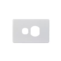 Puma -u00a0Power Point Switched 1 Gang 10A 250V Cover Only  x10 - PUPP1GCO