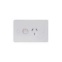 Puma - Power Point Switched 1u00a0Gang Double Pole Shuttered 10A 250V Vandal Proof  x10 - PUPP1GVP