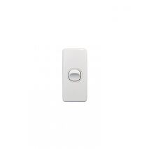 Puma - Switch Vertical Architrave 1 Gang 10AX/16A 250V~  x10 - PUSWVA1G