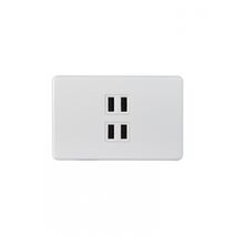 Puma - USB Charger Plate, 3.4A Quad Fully Integrated  x5 - PUUSB4G