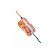 Ampfibian -u00a0Power Adaptor Max 15A to 10A IP55 with 10A 2400W Overload Miniature Circuit Breaker With RCD for RV's & Caravan's  x1 - AMPFRVPLUS