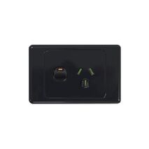 Cougar - Power Point Switched 1 Gang, 10A 250V~  White x10 - COPP1G