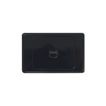 Cougar - Switch Horizontal 1 Gang 10AX/16A 250V~  Black x10 - COSW1GBK