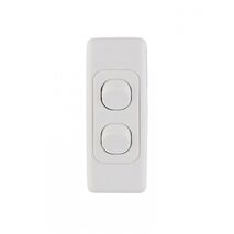 Cougar -u00a0Switch 2 Gang Vertical Architrave  x10 - COSWVA2G