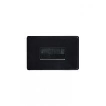 Flat Cat - Brush Cable Management Flush Plate  Black x10 - FLBRUSHBK