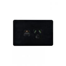 Flat Cat - Power Point Switched 1 Gang 10A 250V~  Black x10 - FLPP1GBK