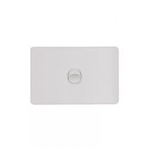Flat Cat -u00a0Switch Horizontal 1 Gangu00a010AX/16A 250V~  Matt White x10 - FLSW1GMW