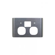 Leopard -u00a0Power Point Fully Integrated Dual USB Charger (Type A & C) Auto Switched  White x16 - LEPP2USBAU