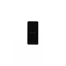 Leopard - Switch Vertical Architrave 1 Gang, 16AX/20A 250V~  Black x10 - LESWVA1GBK