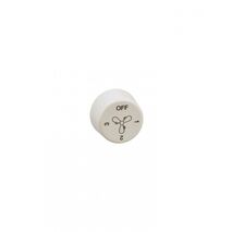Rotary Fan Controller Knob  Matt White x10 - MEFCKBMW