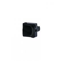 Meerkat - Momentary Push Button Switch Mech, 2A / 250Vac  Black x1 - MEPBMBK
