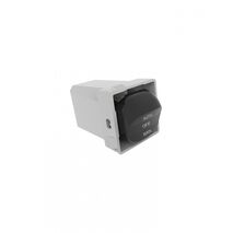 Meerkat -u00a0Switch Mechanism 3-Position 10AX/16A 250V~ Cat's Eye AUTO/OFF/MAN  Black x4 - MESWC3AOMBK