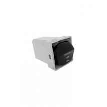 Meekrat -u00a0Switch Mechanism 3-Position 10AX/16A 250V~ Cat's Eye SENSOR/OFF/ON  White x4 - MESWC3SOO