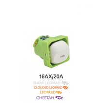 Switch Mechanism 16AX/20A 250V~ Cat's Eye (Labelled Fan)  x5 - MESWCFAN