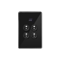 Powermesh - Blind Controller Dual M.20 300W Max Per Channel 230V  Black x1 - PMBC4BK