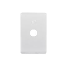 Powermesh -u00a0Multi Purpose Switch 1 Buttonu00a0Maxu00a05AX total, 220-240V 50Hz, 2 or 3 wire auto-sensing (Formerlyu00a0PMPUSWMPV1G)  Leopard White Cover x1 - PMMPS1LEC