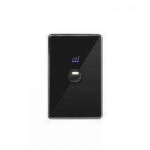 Powermesh - Switch/Dimmer, Vertical/Horizontal, 1 Gang, 10AX 240V, Powermesh Enabled  Black x1 - PMPUSWV1GBKS