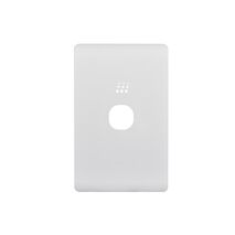 Powermesh - Switch/Dimmer, Vertical/Horizontal, 1 Gang, 10AX 240V, Powermesh Enabled  Leopard White Cover x1 - PMPUSWV1GLEC