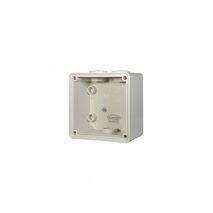 Buffalo - Enclosure Back Box 1 Gang with 1x32mm & 2x25mm Entries  x1 - BUBB1G