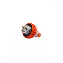 Buffalo -u00a0Plug IP66 10A 250V~ 2 Flat & 1 Round Pin  x1 - BUP310L