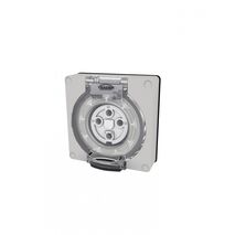 Buffalo -u00a0Socket IP66 10A 500V~ 4 Pin, Less Enclosure  x1 - BUSO410LE