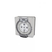 Buffalo -u00a0Socket IP66 40A 500V~ 5 Pin, Less Enclosure  x1 - BUSO540LE