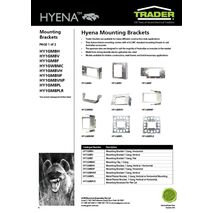 Metal Plaster Bracket Vertical / Horizontal Mounting  x25 - HY1GMBPL