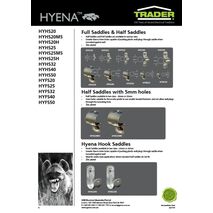 Half Saddle 20mm Hook  x100 - HYHS20H