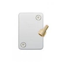 Junctionu00a0Box with 4 Loose Terminals Fast Fit Cover With Twister Connectors  x10 - HYJB4TFT