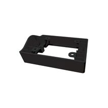 Hyena -u00a0Mounting Flange Horizontal for Corrugated Surface 14mm Depth with 76mm Corrugation Wavelength  Black x10 - HYMFCORHGY
