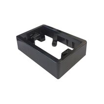 Hyena -u00a0Mounting Flange Medium 34mm Depth for Flat Cat  Black x10 - HYMFMFCBK