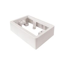 Hyena -u00a0Mounting Flange Medium 34mm Depth for Flat Cat  Matt White x10 - HYMFMFCMW