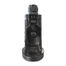 Hyena - Suspension Socket, Switched 1 Gang, 10A 250V~ Double Pole  Black x1 - HYSSBK