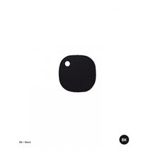 Meerkat - Flat Button White for DIMPBD, MEPBE, MEPBMW  Black - MEBUCBK