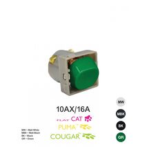Meerkat - Switch Mechanism 10AX/16A 250V~  Green x50 - MESWGR