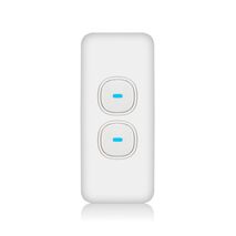 Architrave Switch 2 Gang 10 Amp Slim Elite