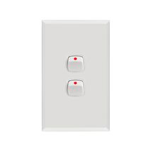 Switch 2 Gang 10 Amp