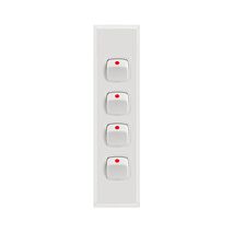 Architrave Switch 4 Gang