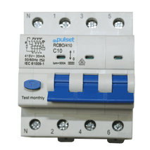 RCBO 3P+N 6KA 30ma 6amp AC Type - RCBO/406