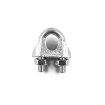 Wire Rope Grip 8mm (5/16) Bolt Galvanised Zinc Plated Thread M8
